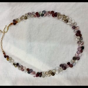 Tourmaline Cluster Necklace